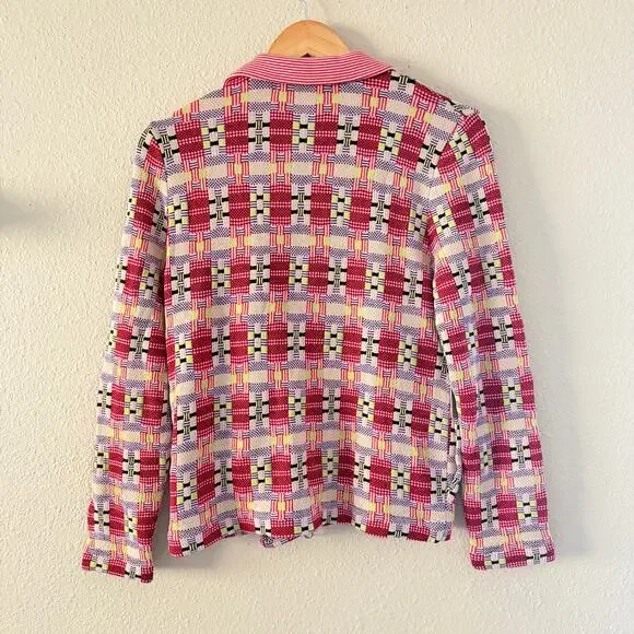 NEW Anthropologie Aldomartins Plaid Moto Jacket